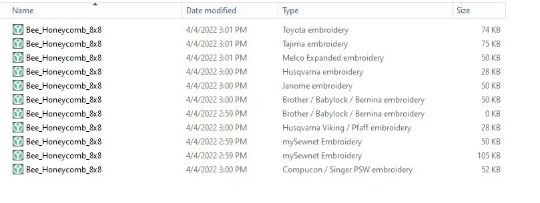 Bees and Honeycomb Machine Embroider Design **Immediate Digital Download**